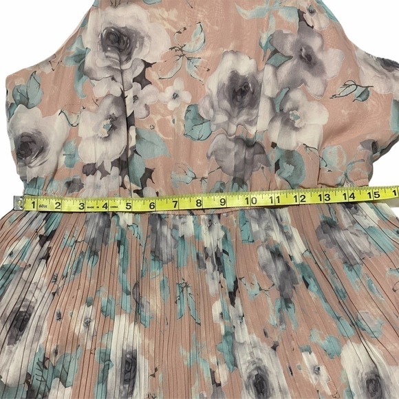 ANTHRO First Monday Pink Floral Ribbed Skirt Dress - Picture 8 of 12